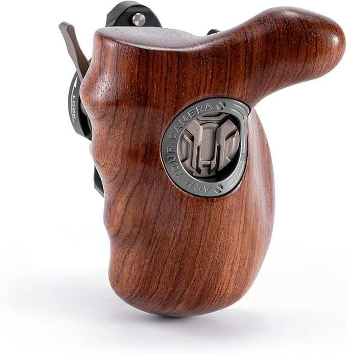 Tilta Advanced Left Side Wooden Handle | Black Walnut Wood & Aluminum Alloy - Image 2