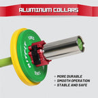 RitFit 2-Inch Magnetic Barbell Collars Locking Clamps - Image 4
