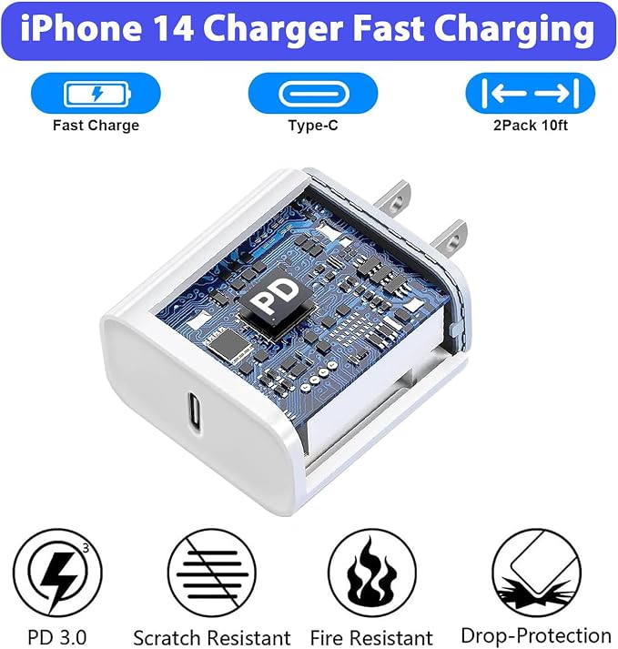10FT iPhone Fast Charger - Image 5
