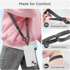 Phone Lanyard 2 in 1, Anti Theft Phone Strap Crossbody - Image 6