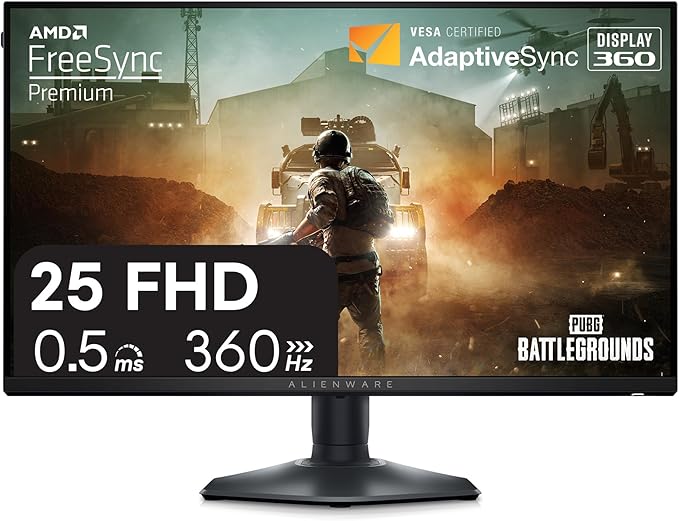 Alienware 25 Gaming Monitor AW2523HF 24.5" IPS LED Full HD 360Hz Display by Alienware