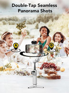 Gimbal Stabilizer for Smartphone, NO APP Tracking, 20CM Extension Rod, Face & - Image 5