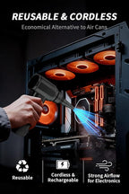 Instant Dust Removal — Compressed Air Duster 90, 000 RPM - Image 3