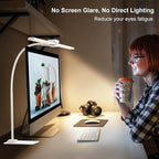 EppieBasic Led Desk Lamp, 24W 31.5IN Architect Double Head Desk Lamps - Image 7