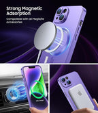 Magnetic for iPhone 15 Case Slim Soft Silicone Bumper Shockproof Metallic Shine - Image 2