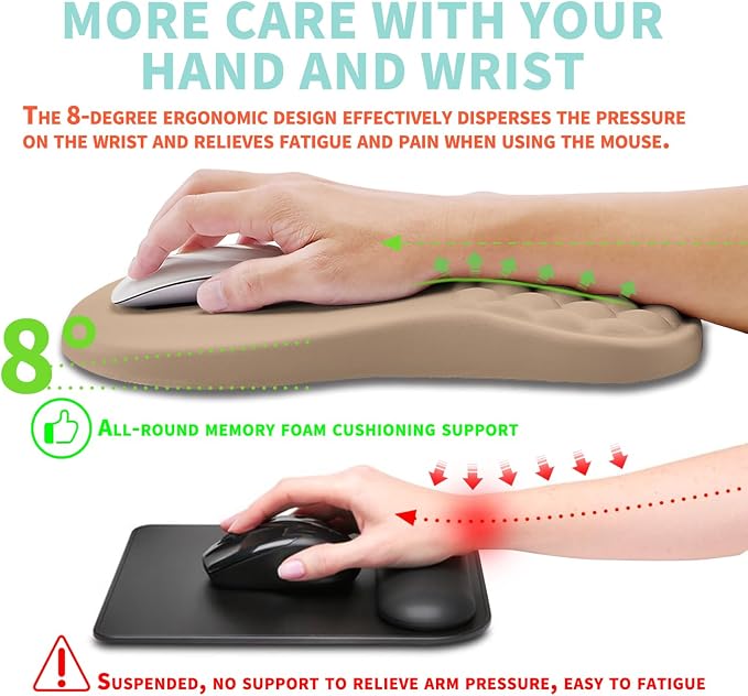 Ergonomic Mouse Pad Wrist Support - Image 4
