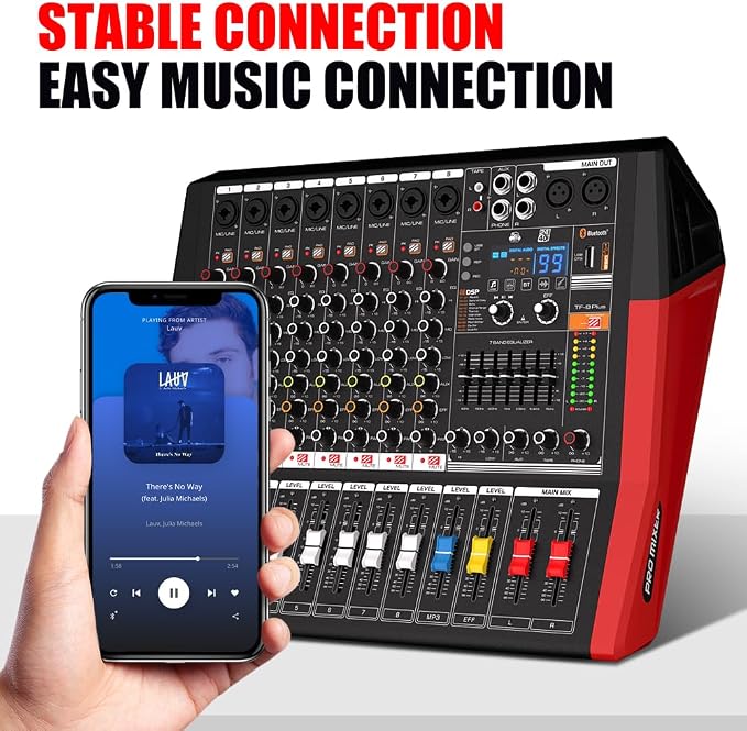 TF600 6-Channel Professional Mixer - Image 5
