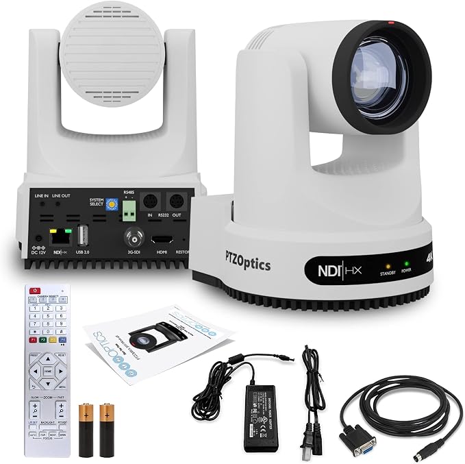 PTZOptics Move 4K SDI/HDMI/USB/IP PTZ Camera by PTZOptics