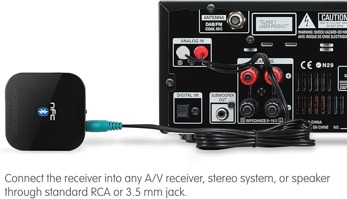 NFC-Enabled Bluetooth Audio Receiver - Image 4
