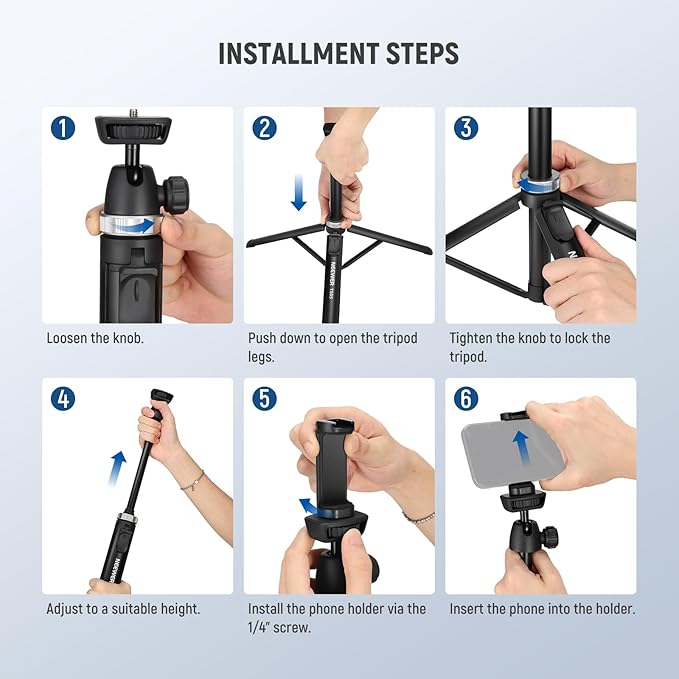 NEEWER Phone Tripod for Camera - Image 7