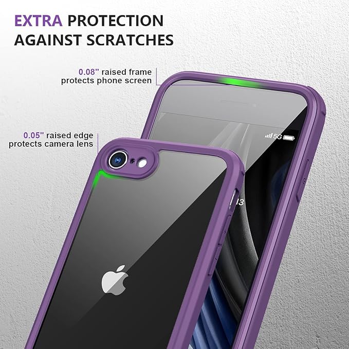 Miracase for iPhone SE Phone Case 3rd/2nd Generation 2022 2020 Full-Body - Image 6