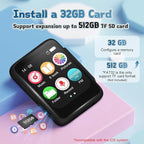 Kids MP3 Player with Bluetooth & Speaker, Simple Portable Music Player - Image 3
