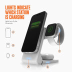 STM ChargeTree Mag: 3-in-1 MagSafe Wireless Charging Station - Image 2