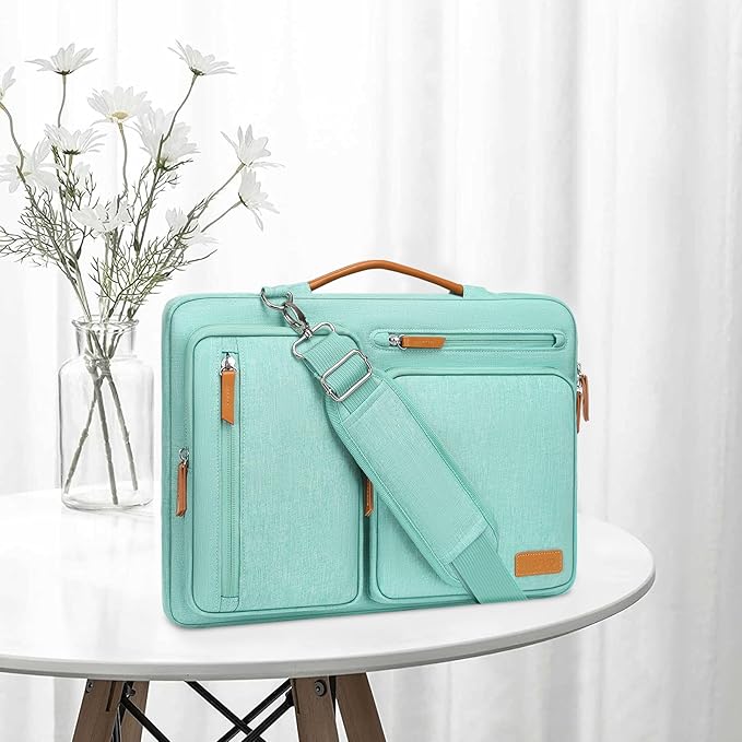 MOSISO 360 Protective Laptop Shoulder Bag, 15-15.6 inch Computer Bags Compatible - Image 7