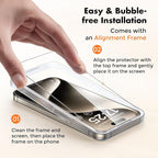 UNBREAKcable Screen Protector for iPhone 15 Pro, Shatterproof Tempered Glass - Image 3