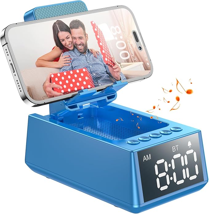 Birthday Gifts for Men Women, Cell Phone Stand Bluetooth Speaker by CHIFENCHY