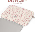 Puffy Laptop Sleeve 13-15.6 Inch Cute Quilted Laptop Protective Case Padded - Image 6