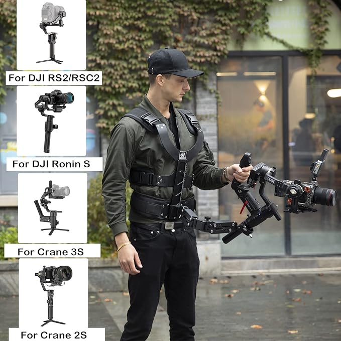 DF DIGITALFOTO THANOS-SE Support Vest Rig System, Filmmakers Kit Gimbal - Image 4