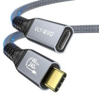 1.64FT USB 4 Extension Cable for Thunderbolt 4, 240W Male to Female Super Fast by ULT-WIIQ