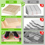 Wooden 36-Grid Cell Phones Storage Box Desktop Mobile Phone Holder Organizer - Image 2