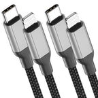 2ft USB C to Lightning Cable 2Pack, Power Delivery USB C iPhone Charger Fast by AceceneUSBChargingCables