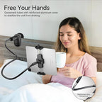 KDD Gooseneck Tablet Stand, 360° Adjustable Phone & iPad Holder - Image 3