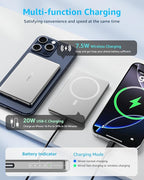 “Air” Power Bank for MagSafe 5000mAh, Ultra Slim Magnetic Wireless Portable - Image 4