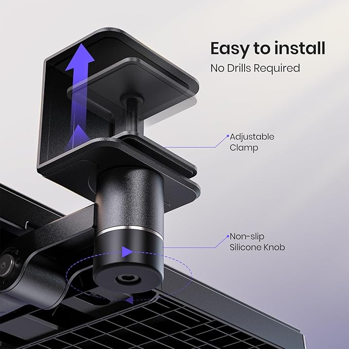 Klearlook Upgraded Adjustable Keyboard Tray - Image 5