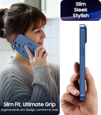 Magnetic for iPhone 14 Case Slim Soft Silicone Bumper Shockproof Metallic - Image 6