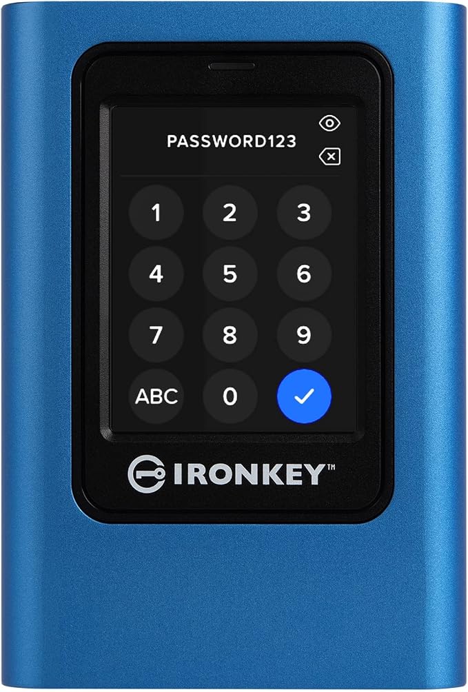 Kingston IronKey Vault Privacy 80 960GB External SSD | FIPS 197 | XTS-AES 256GB by Kingston