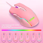 RedThunder K10 Wired Gaming Keyboard and Mouse and Wrist Rest Combo, RGB Backlit - Image 6