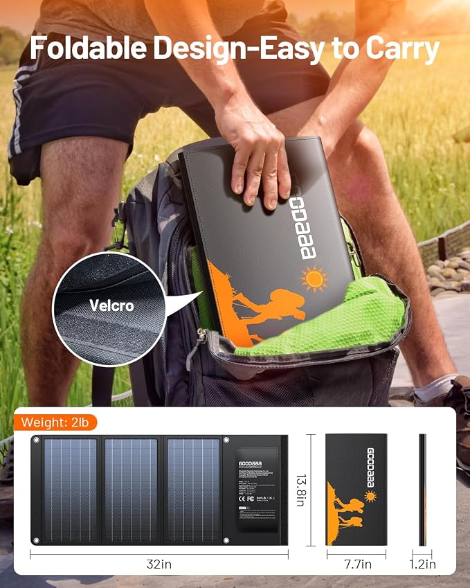 GOODaaa 30W Portable Solar Panel - Image 5
