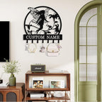 Personalized Fairy Key Holder Wall Mount, Custom Metal Key Rack Key Holder - Image 3