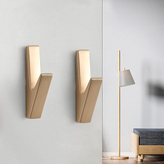 5 Pack Coat Hook, Wall Hooks, Coat Hooks Wall Mount, Metal Wall Hooks Holder - Image 2