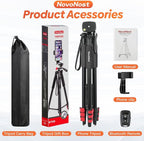65" Phone Tripod Stand, Tripod for iPhone & Camera - Image 7