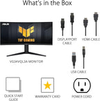 ASUS TUF Gaming 34” 1440P 1500R Curved Monitor - Image 7