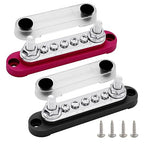 2 x M8 Power Distribution Block Bus Bar 12V by Ampper