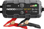 NOCO Boost GB20: 500A UltraSafe Jump Starter – 12V Lithium Battery Booster Pack by NOCO