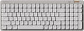 Flow Lite 100 Keys Low Profile Mechanical Keyboard, Swappable Rechargeable by LOFREE