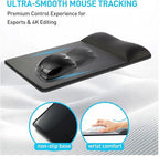univo colors Design-Wave Wrist Rest Mouce Pad, PE Mouse Sliding - Image 4