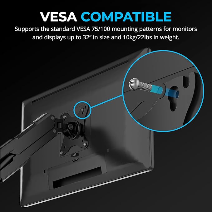 SABRENT Additional Monitor Arm & Mount Upgrade Kit - Image 4