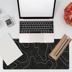 Desk Mat, Topographic Contour Large Gaming Mouse Pad - Image 7