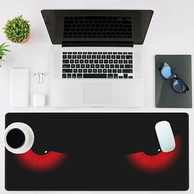 Mouse Pad Large Evil Eyes Non-Slip Game Desk Mat - Image 2