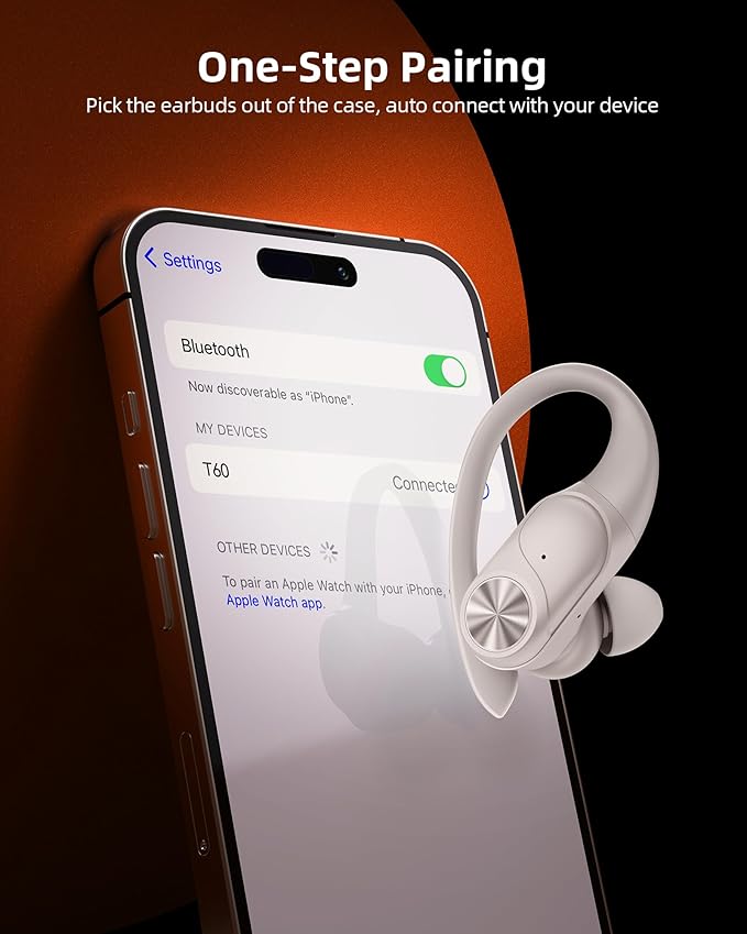 PocBuds Bluetooth Headphones Wireless Earbuds 80hrs Playtime Wireless Charging - Image 4