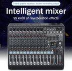 W IN-MIX DX12 Professional DJ Audio Mixer 12 Channel - Image 2