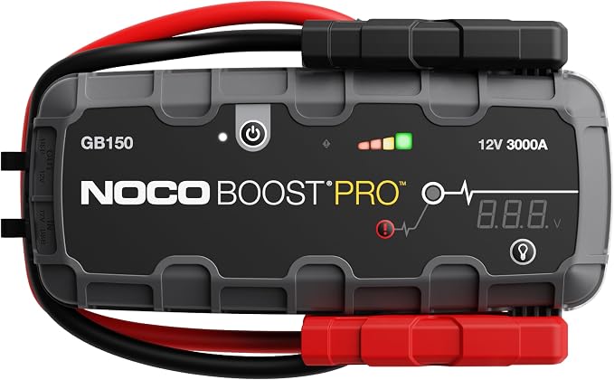 NOCO Boost GB150: 3000A UltraSafe Jump Starter – 12V Lithium Battery Booster by NOCO