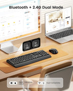 seenda Bluetooth Keyboard and Mouse, COE200 USB + Bluetooth Multi Device - Image 2