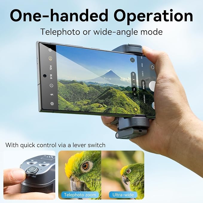 TELESIN° Smartphone Grip Selfie Stick, Mobile Phone Shutter Grip - Image 2