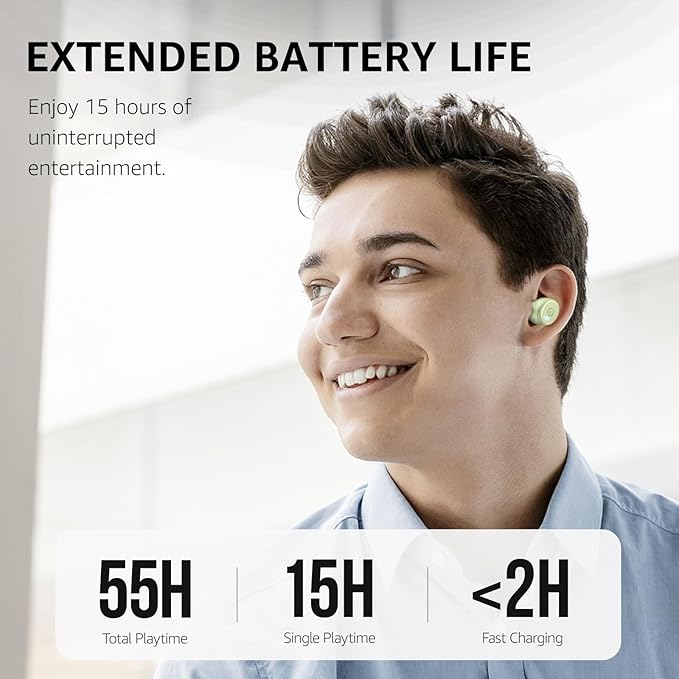 TOZO T10 Bluetooth 5.3 Wireless Earbuds, Deep Bass Stereo, 55H Playtime - Image 3