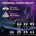 InnoGear Low Profile Mic Arm, 360° Rotatable Microphone Boom Arm Mic Stand - Image 7